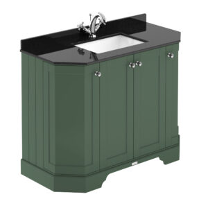 Hudson Reed 1000mm 4-Door Angled Unit & Marble Top 1TH LOF882