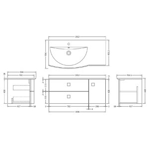 Hudson-Reed-1000mm-Cabinet-Basin-Left-Hand-SAR102L-3