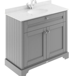 Hudson Reed 1000mm Cabinet & Marble Top (1TH) LOF277