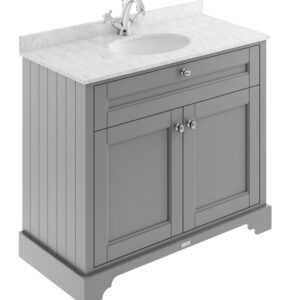 Hudson Reed 1000mm Cabinet & Marble Top (1TH) LOF278