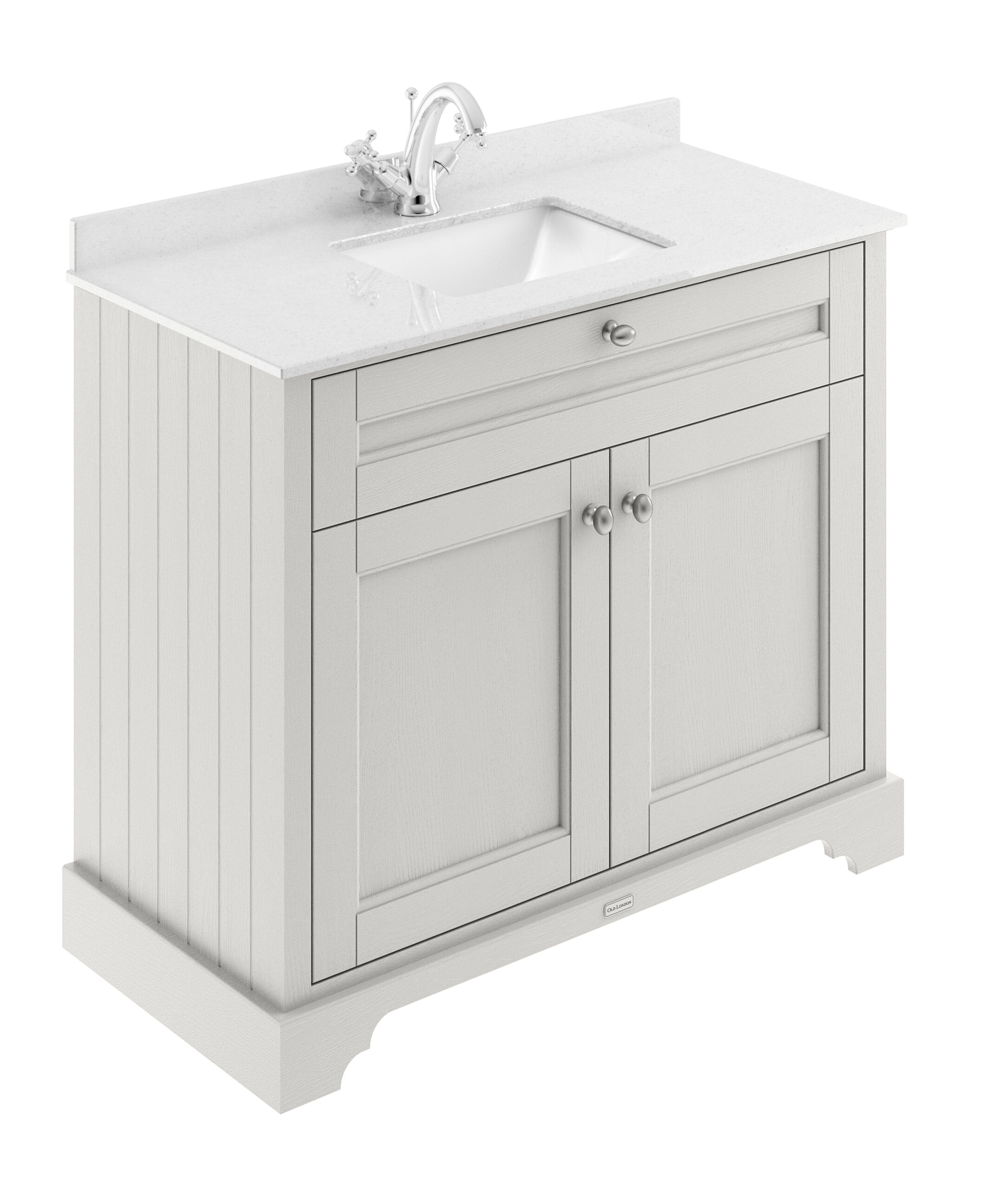 Hudson Reed 1000mm Cabinet & Marble Top (1TH) LOF477S