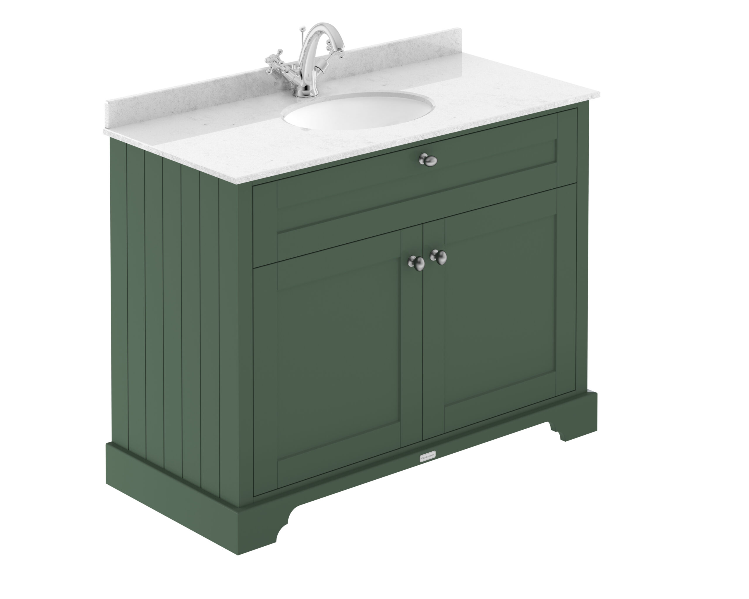 Hudson Reed 1000mm Cabinet & Marble Top (1TH) LOF877