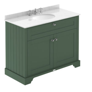 Hudson Reed 1000mm Cabinet & Marble Top (3TH) LOF880