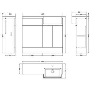 Hudson-Reed-1000mm-Combination-Unit-Right-Hand-Semi-Recessed-Basin-CBI949-3