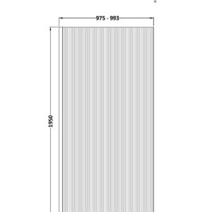 Hudson-Reed-1000mm-Fluted-Wetroom-Screen-with-Support-Bar-WRFL19510BP-3