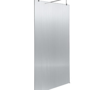 Hudson Reed 1000mm Fluted Wetroom Scren with Arms & Feet WRAF19510