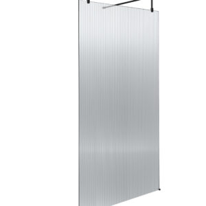 Hudson Reed 1000mm Fluted Wetroom Scren with Arms & Feet WRAF19510BP
