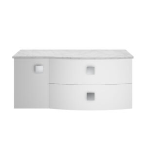 Hudson Reed 1000mm Right Hand Cabinet With Marble Top SAR105R