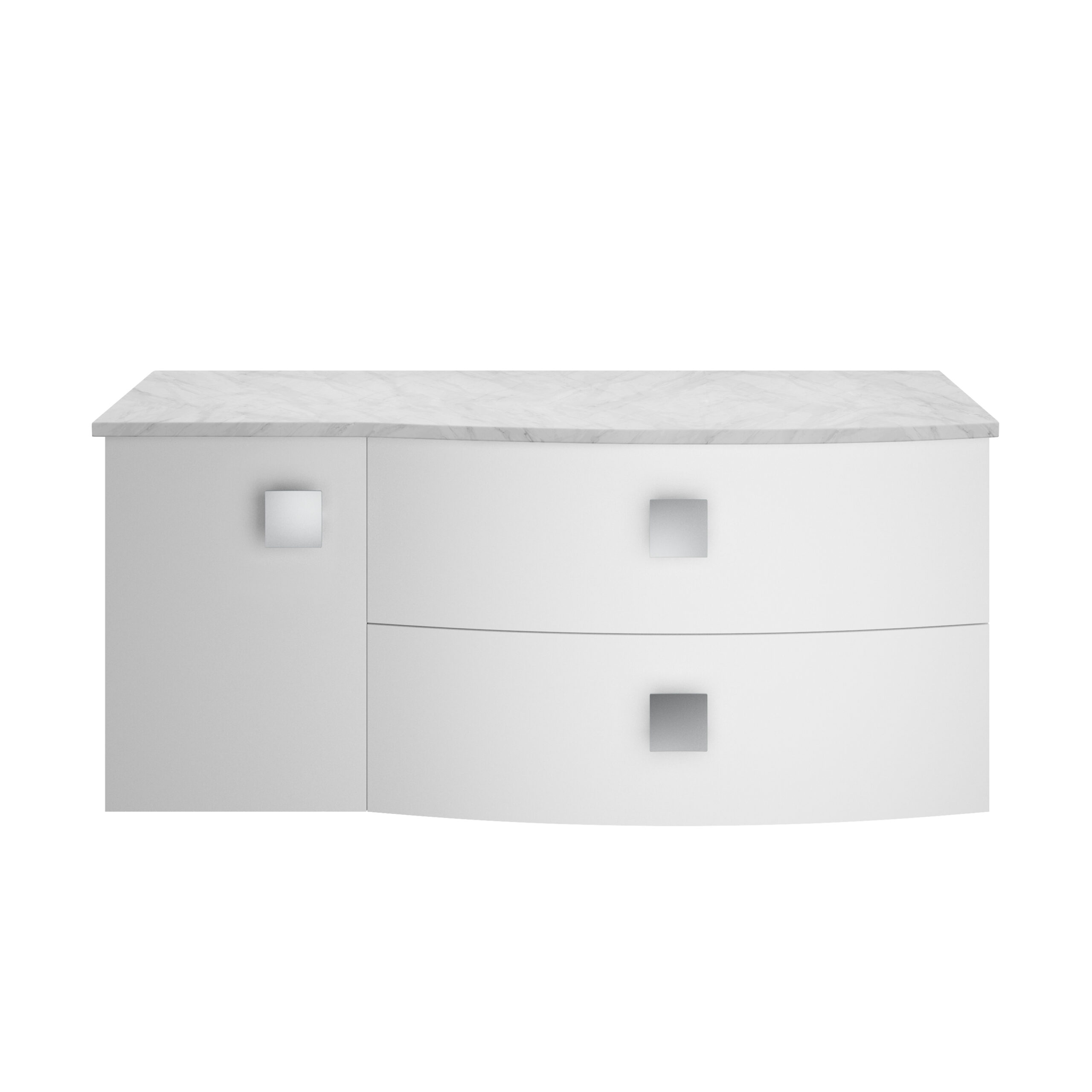Hudson Reed 1000mm Right Hand Cabinet With Marble Top SAR105R