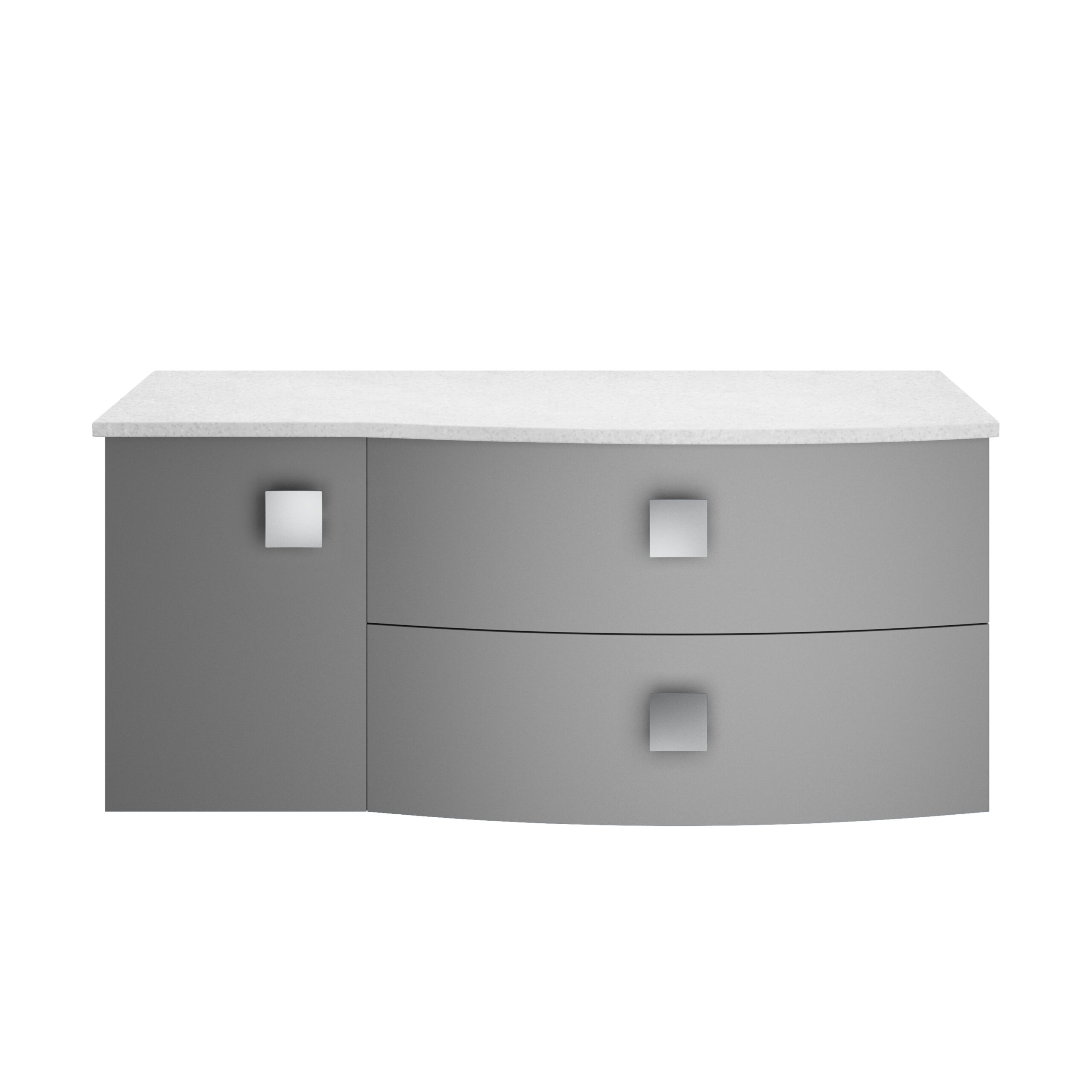 Hudson Reed 1000mm Right Hand Cabinet With Marble Top SAR203R