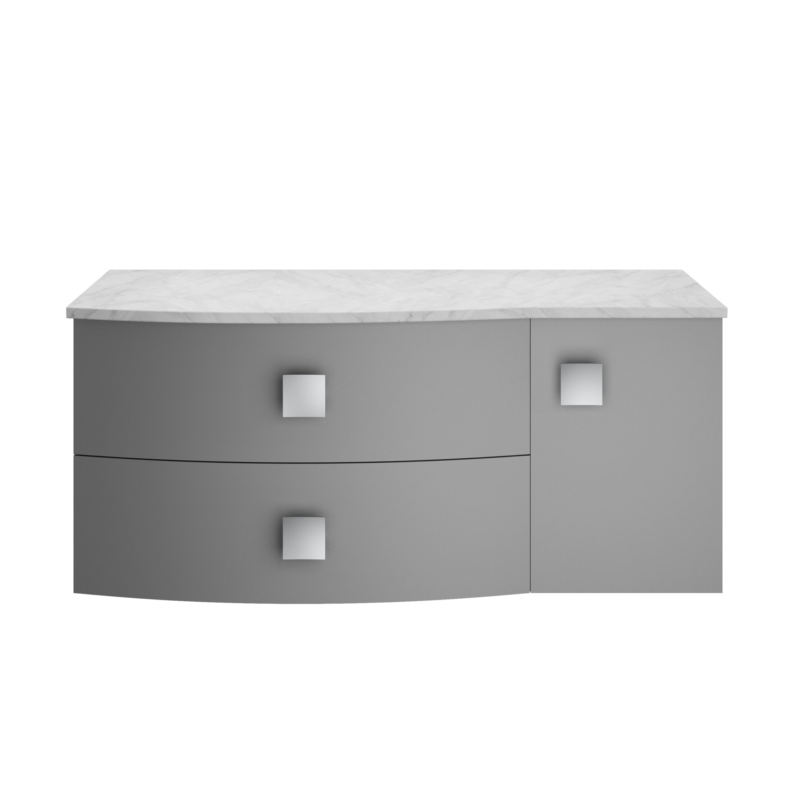Hudson Reed 1000mm Right Hand Cabinet With Marble Top SAR205R