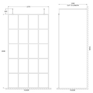 Hudson-Reed-1100mm-Frame-Screen-with-Arms-and-Feet-BFAF11-3