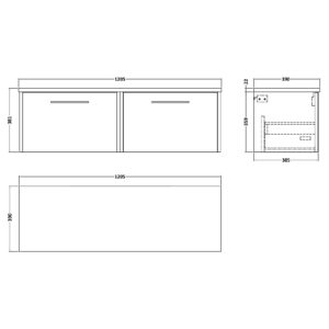 Hudson-Reed-1200-Wall-Hung-2-Drawer-Vanity-Laminate-Worktop-JNU2322LBG2-3