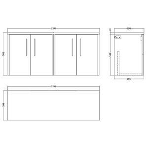 Hudson-Reed-1200-Wall-Hung-4-Door-Vanity-Laminate-Worktop-JNU2323LCM2-3