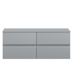 Hudson Reed 1200 Wall Hung 4 Drawer Unit & Worktop URB204W2