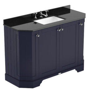 Hudson Reed 1200mm 4-Door Angled Unit & Marble Top 3TH LOF359