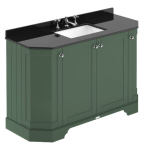Hudson Reed 1200mm 4-Door Angled Unit & Marble Top 3TH LOF859