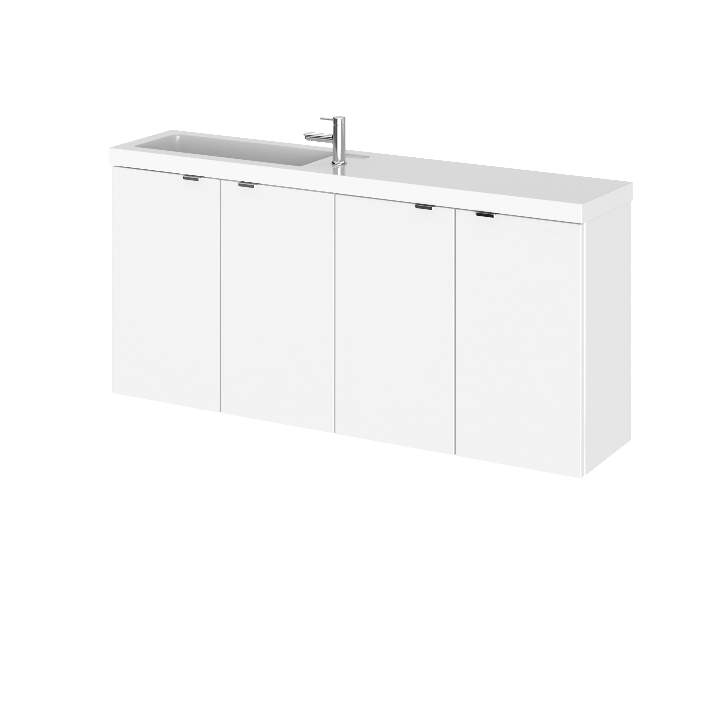 Hudson Reed 1200mm Vanity Unit & Basin - Compact CBI135