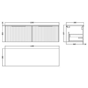 Hudson-Reed-1200mm-Wall-Hung-2-Drawer-Vanity-Worktop-DFF394W2-3