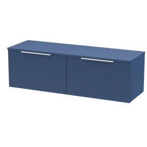 Hudson Reed 1200mm Wall Hung 2 Drawer Vanity & Worktop DFF394W2