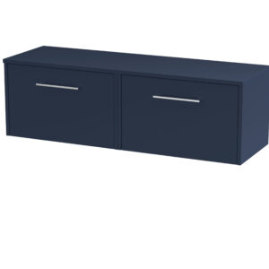 Hudson Reed 1200mm Wall Hung 2-Drawer Vanity & Worktop JNU2922W2