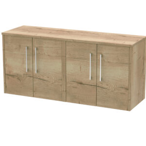 Hudson Reed 1200mm Wall Hung 4 Door Vanity & Worktop JNU1823W2