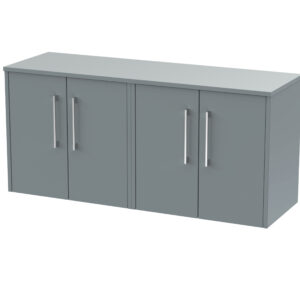 Hudson Reed 1200mm Wall Hung 4 Door Vanity & Worktop JNU2323W2