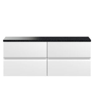Hudson Reed 1200mm Wall Hung 4-Drawer Unit & Laminate Worktop URB104LSB2