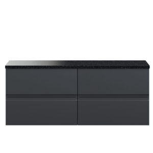 Hudson Reed 1200mm Wall Hung 4-Drawer Unit & Laminate Worktop URB1404LSB2