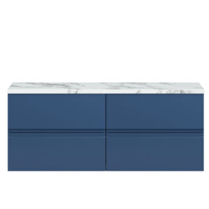 Hudson Reed 1200mm Wall Hung 4-Drawer Unit & Laminate Worktop URB304LCM2