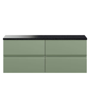 Hudson Reed 1200mm Wall Hung 4-Drawer Unit & Laminate Worktop URB804LSB2