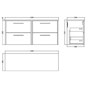 Hudson-Reed-1200mm-Wall-Hung-4-Drawer-Vanity-Worktop-JNU2924W2-3