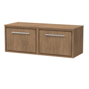 Hudson Reed 1200mm Wall Hung Single Drawer Vanity with Worktop LIL2722W2