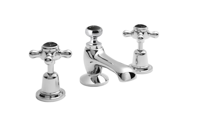 Hudson Reed 3 Tap Hole Basin Mixer BC407DX