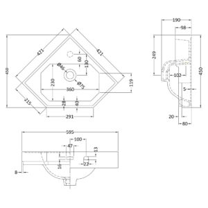 Hudson-Reed-420mm-Corner-Basin-NCS809-3