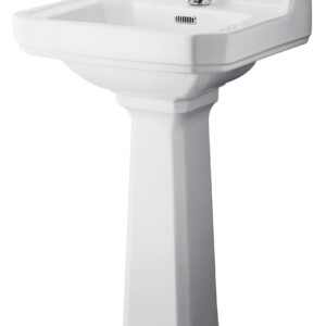 Hudson Reed 500mm 1TH Basin & Comfort Height Ped CCR032