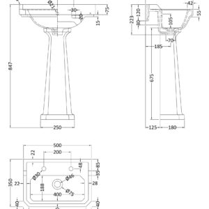 Hudson-Reed-500mm-Basin-Pedestal-2-Tap-Hole-CCR018-3