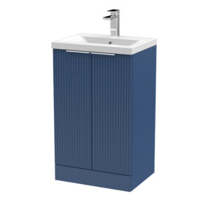 Hudson Reed 500mm Floor Standing 2 Door Vanity & Basin 1 DFF323A