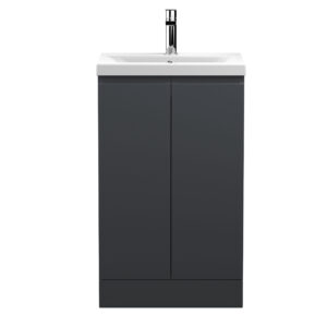 Hudson Reed 500mm Floor Standing 2 Door Vanity & Basin 1 URB1407A