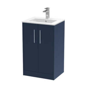 Hudson Reed 500mm Floor Standing 2-Door Vanity & Basin 2 JNU2901B
