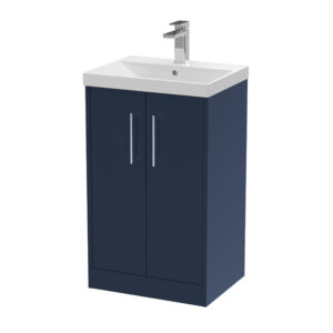 Hudson Reed 500mm Floor Standing 2-Door Vanity & Basin 3 JNU2901D