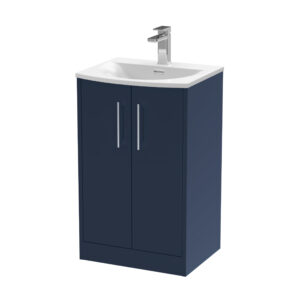 Hudson Reed 500mm Floor Standing 2-Door Vanity & Basin 4 JNU2901G