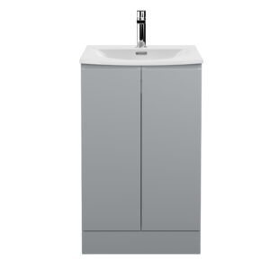 Hudson Reed 500mm Floor Standing 2 Door Vanity Unit & Basin 4 URB207G