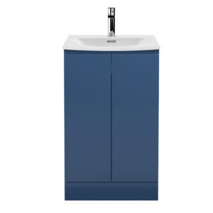 Hudson Reed 500mm Floor Standing 2 Door Vanity Unit & Basin 4 URB307G