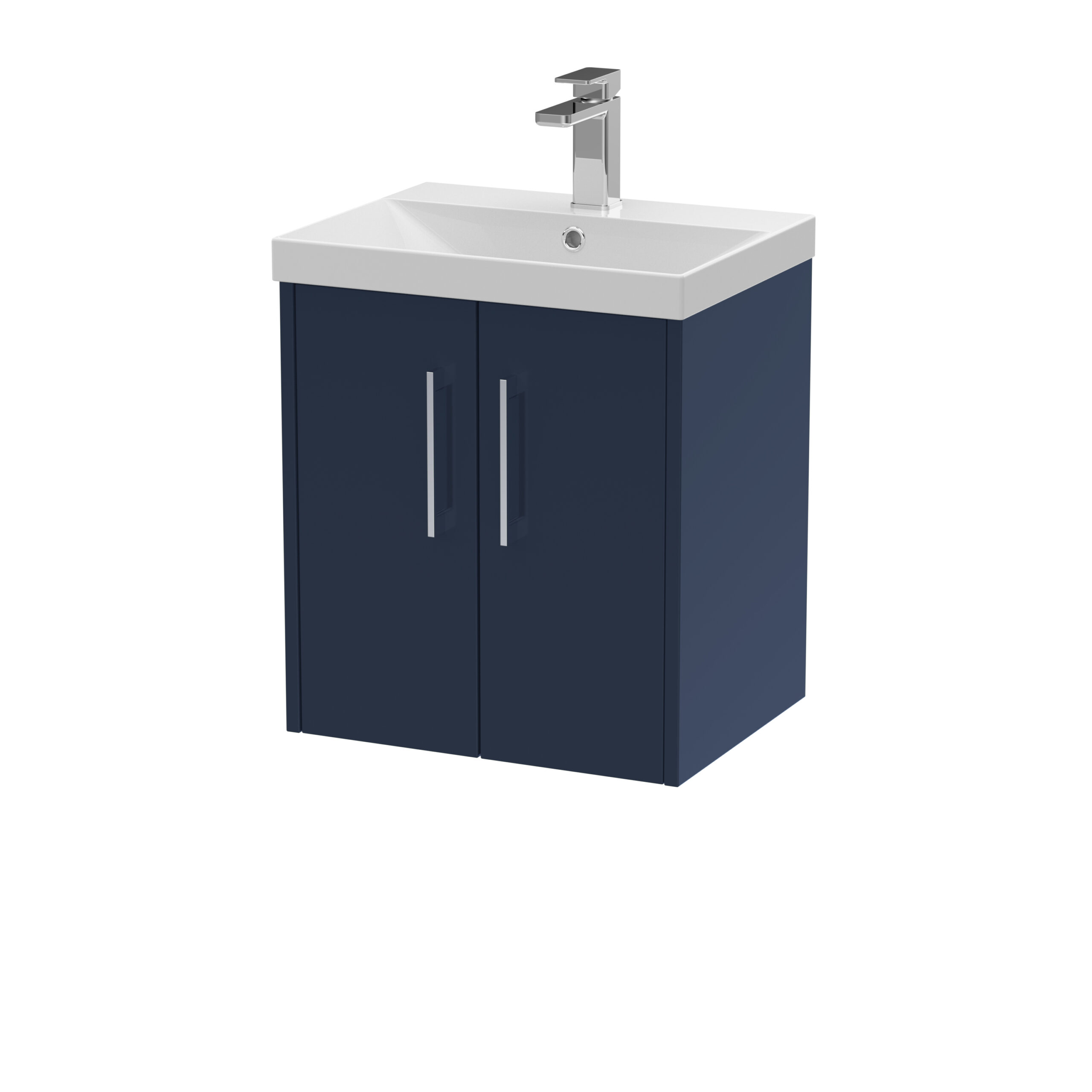 Hudson Reed 500mm Wall Hung 2-Door Vanity & Basin 3 JNU2921D