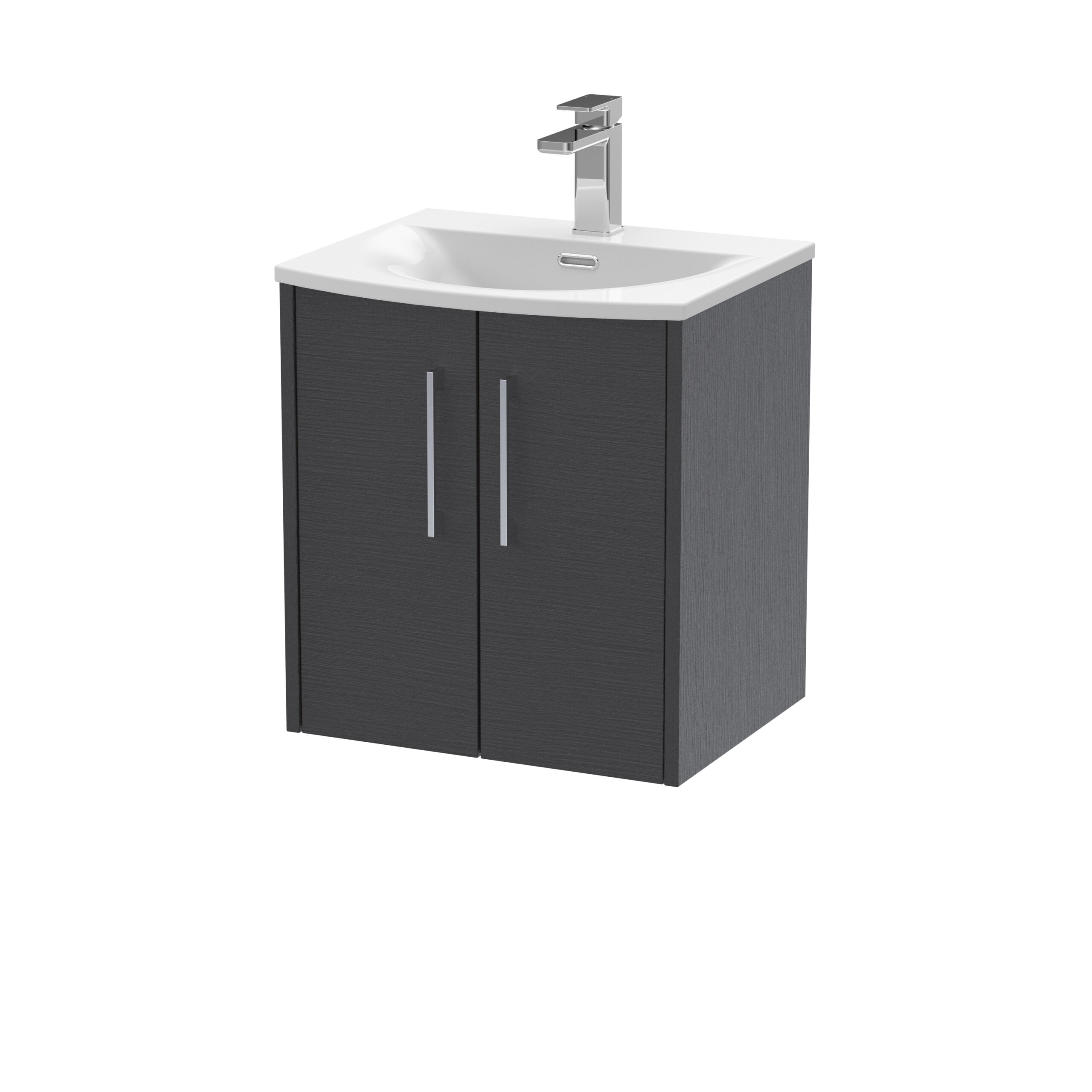 Hudson Reed 500mm Wall Hung 2 Door Vanity & Basin 4 JNU2221G