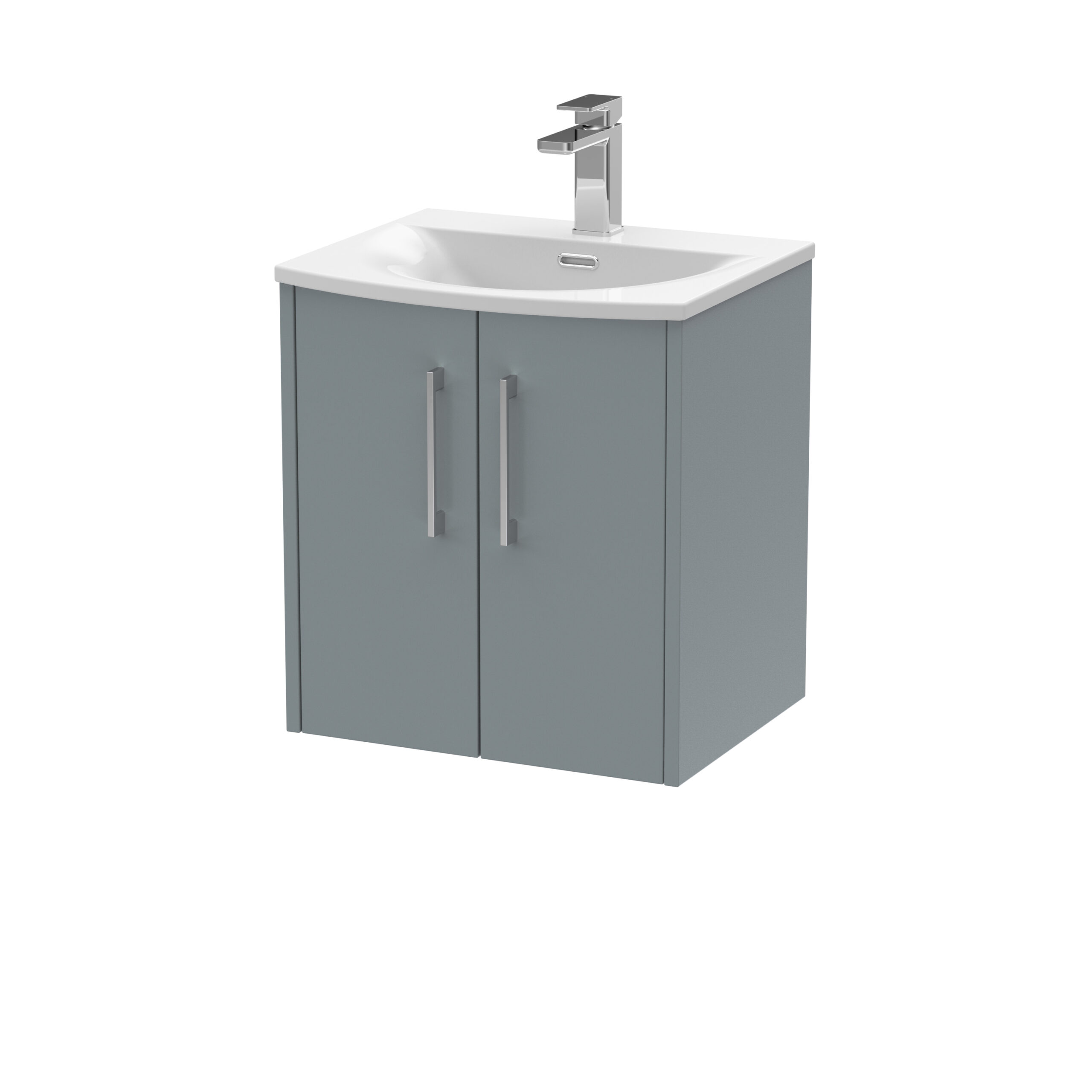 Hudson Reed 500mm Wall Hung 2 Door Vanity & Basin 4 JNU2321G