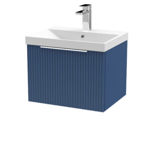 Hudson Reed 500mm Wall Hung Single Drawer Vanity & Basin 3 DFF391D