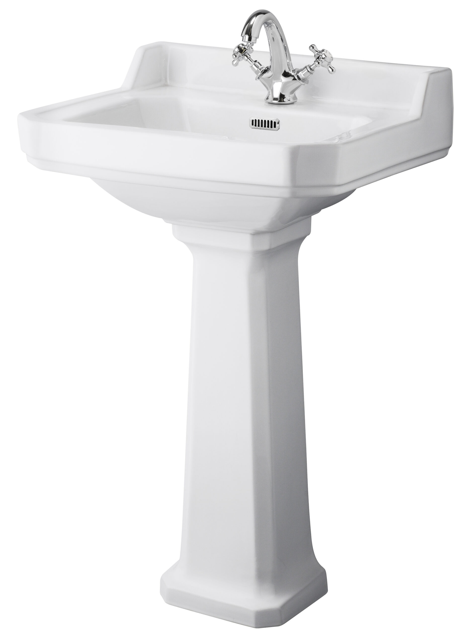 Hudson Reed 560mm 1TH Basin & Comfort Height Ped CCR030