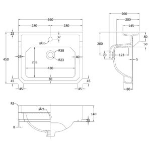 Hudson-Reed-560mm-Basin-1-Tap-Hole-NCS884A-3